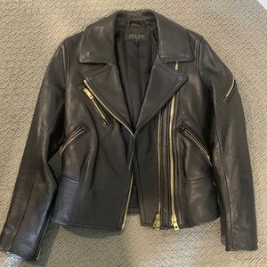 Rag and Bone Leather Moto Jacket